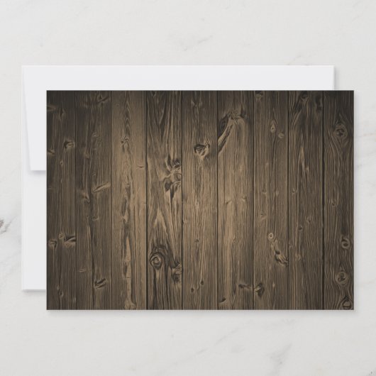 Cowboy Boot Tournesol Répétition Dîner Invitations (Dos)