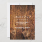 Cowboy Boots and Horse Bit Wedding Save the Date (Achterkant)