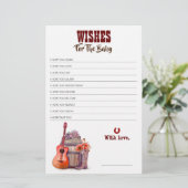 Cowboy Boots Baby shower Game (Staand voorkant)