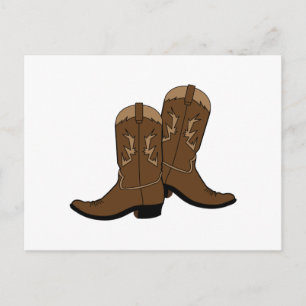 Cowboy Boots Briefkaart