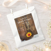 Cowboy Boots, Daisy Horse Bit Weddenschap Dank je Bedankzakje (Geknipt)