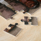 Cowboy Boots en Flowers Legpuzzel (Zijkant)