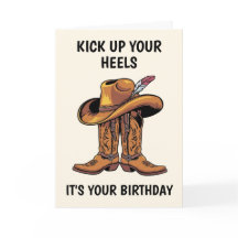 Cowboy Boots en Pet Birthday