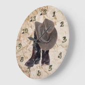 Cowboy Boots en Pet Grote Klok (Hoek)