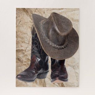 Cowboy Boots en Pet Legpuzzel