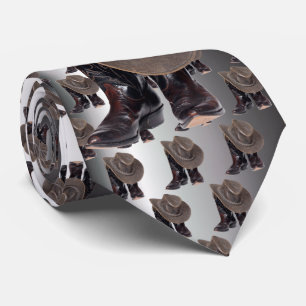 Cowboy Boots en Pet Stropdas