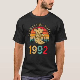 Cowboy Boots Geweldige sinds 1992 30e verjaardag 3 T-shirt