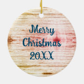 Cowboy Boots Land Homestead Keramisch Ornament (Achterkant)