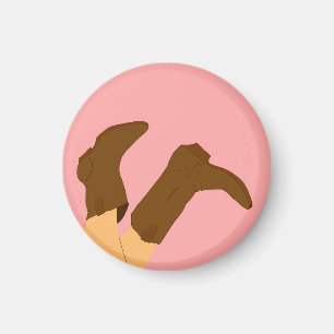 Cowboy Boots Magneet