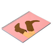 Cowboy Boots Notitieboek (Linkerzijde)