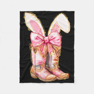 Cowboy Boots Paashaas Howdy Coquette Fleece Deken