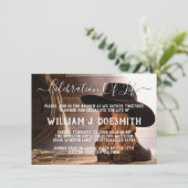 Cowboy Boots Pet Uitvaartmonument Kaart (Staand voorkant)