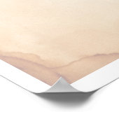 Cowboy Boots & Pet Waterverf Art Poster (Hoek)