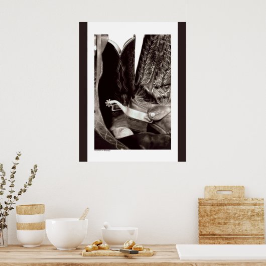 Cowboy Boots Poster (Keuken)