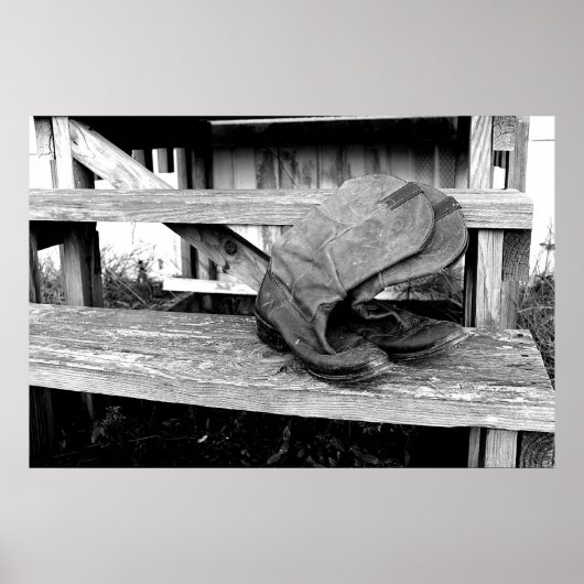 Cowboy Boots Poster (Voorkant)