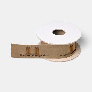 Cowboy Boots Ribbon Lint