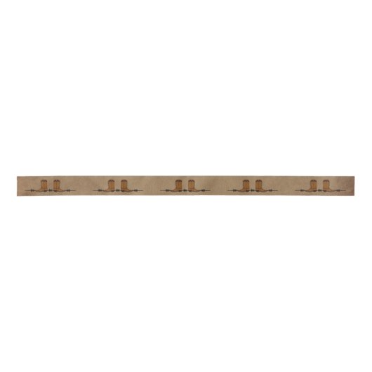 Cowboy Boots Ribbon Lint (Voorkant)