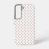 Cowboy Boots Roze Bruin Paarse Sterren Patroon Samsung Galaxy Hoesje (Achterkant)