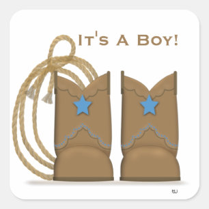 Cowboy Boots Sticker