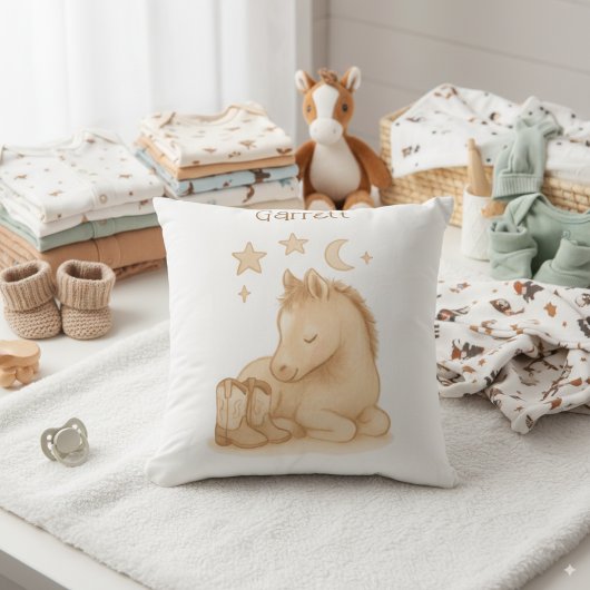 Cowboy Boots & Veulen Kwekerij Kussen