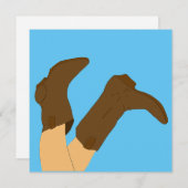 Cowboy Boots Yee-Haw (Voorkant / Achterkant)