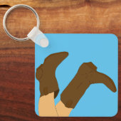 Cowboy Boots Yee-Haw Sleutelhanger (Voorkant)