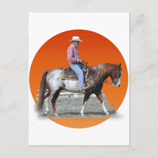 cowboy briefkaart (Voorkant)