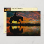 Cowboy Briefkaart (Voorkant / Achterkant)