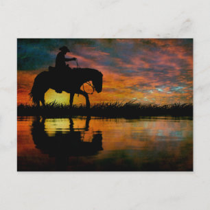Cowboy Briefkaart