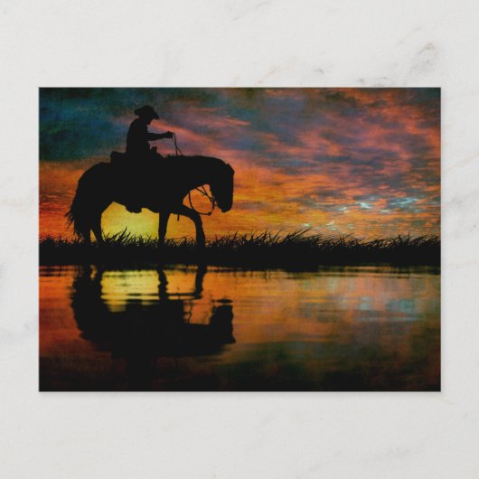 Cowboy Briefkaart (Voorkant)