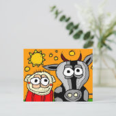 "cowboy"-briefkaart briefkaart (Staand voorkant)