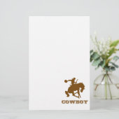 Cowboy Briefpapier (Staand voorkant)