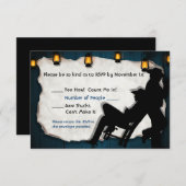 Cowboy Bruidegom II Aangepaste Gay Trouw RSVP Kaar Kaart (Voorkant / Achterkant)