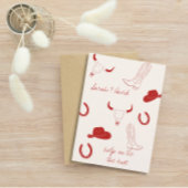 Cowboy Bruiloft Thema Save The Date