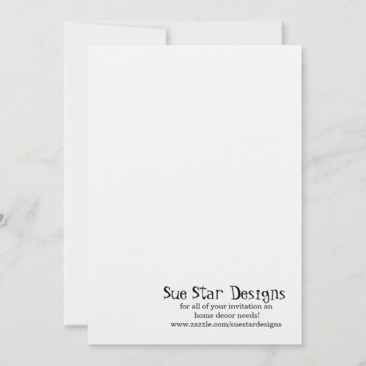 Cowboy bruiloft uitnodiging (Achterkant)