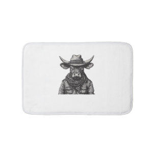 Cowboy Bull Rodeo Moooch verplicht Pardner W Badmat
