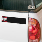 Cowboy Bumpersticker (Op Truck)