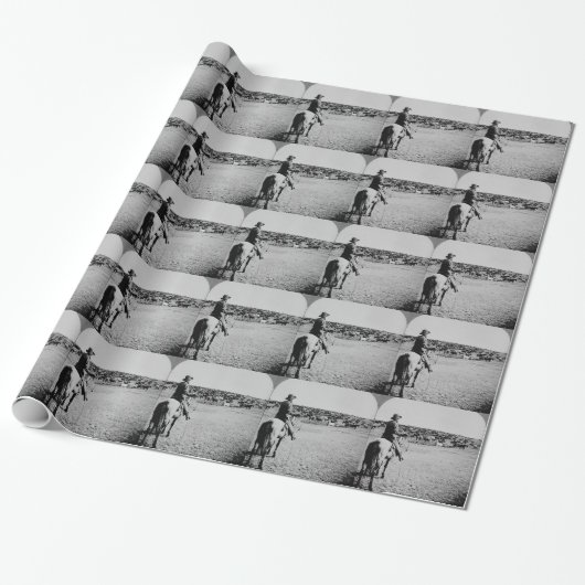 Cowboy Cadeaupapier (Uitgerold)