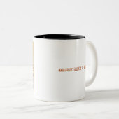 Cowboy Café Mug Retro Design (Devant droit)