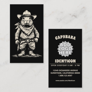 cowboy capibara visitekaartje