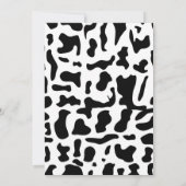 Cowboy Carte de remerciements Western (Dos)