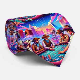 Cowboy Casino Dice Game Stropdas