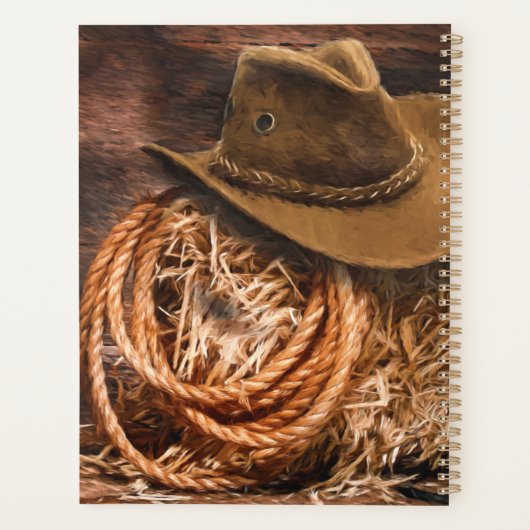 Cowboy Casquette et corde (Dos)