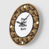 Cowboy Casquettes Votre horloge murale photo (Angle)