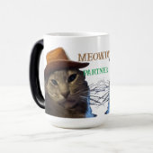 Cowboy Cat Magische Mok (Voorkant links)