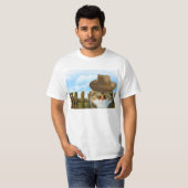 Cowboy cat Tee shirts (Voorkant volledig)