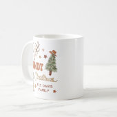 Cowboy Christmas Holiday Mug (Devant gauche)