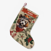 Cowboy Christmas Stocking Kleine Kerstsok (Voorkant (Hangend))