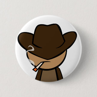 Cowboy Close-up Ronde Button 5,7 Cm