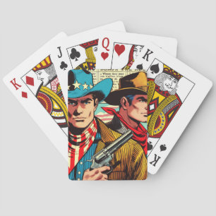 Cowboy Comics Pokerkaarten